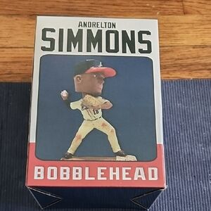 Andrelton Simmons Bobblehead - Red and Blue